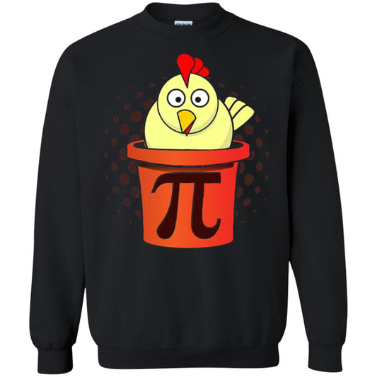 Chicken Pot Pi Funny Math T-shirt Black