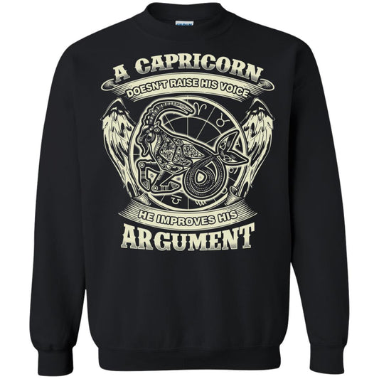 Capricorn Dosent Raise His Voice He Improve His Argument Black