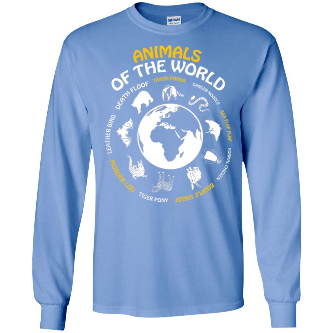 Rare Animals Of The World T-shirt Carolina Blue