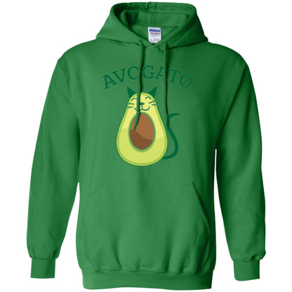 Avogato Avocado Cat Kitty Funny Meow T-shirt Irish Green