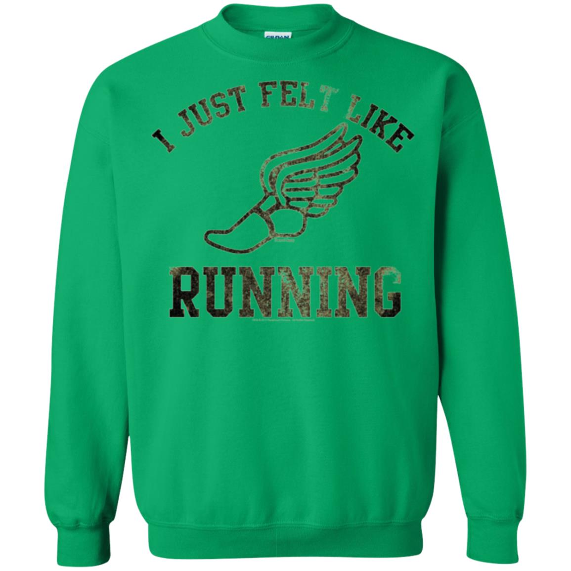 Movie T-shirt I Just Felt Like Running Irish Green