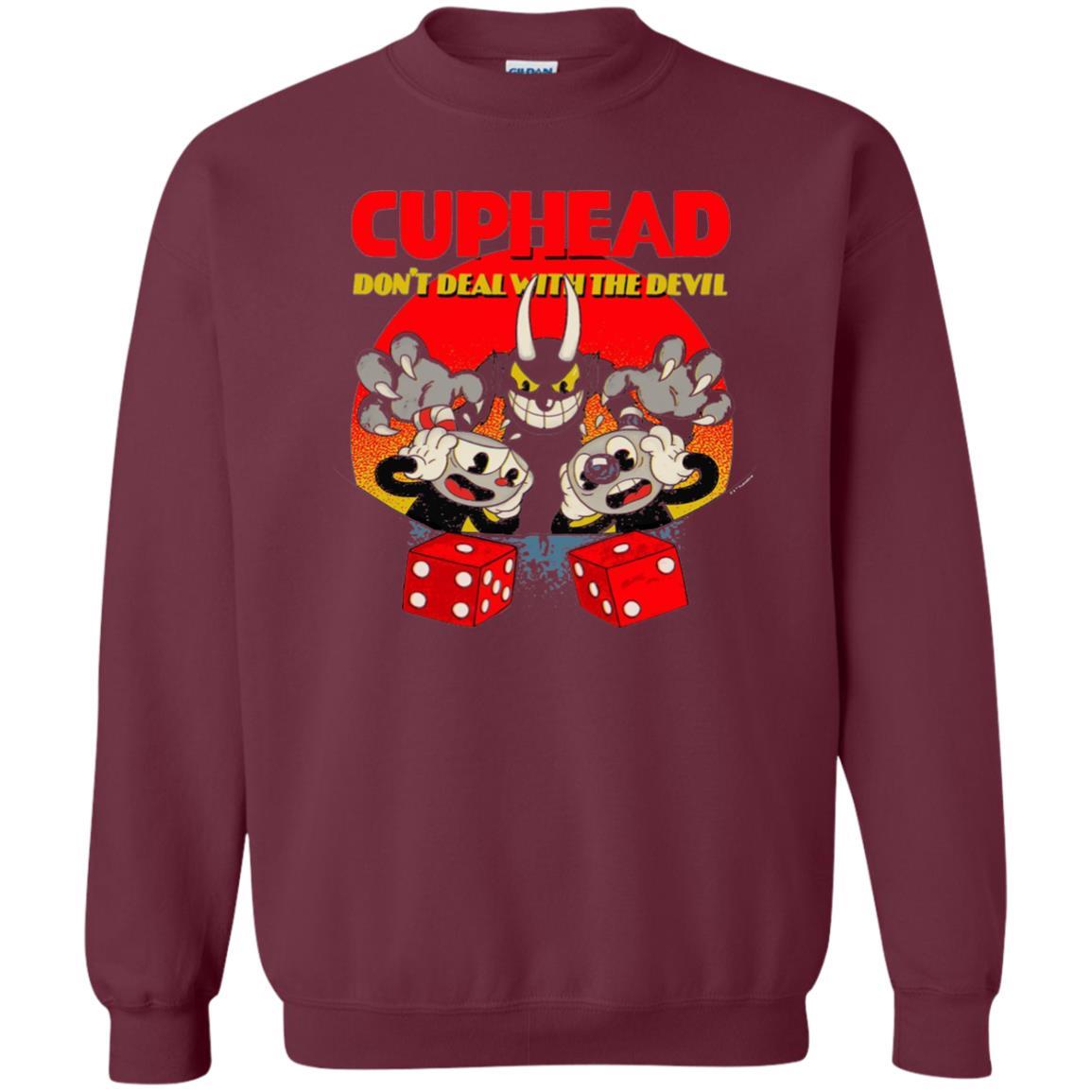 Gamer T-shirt Don't Deal With The Devil Maroon
