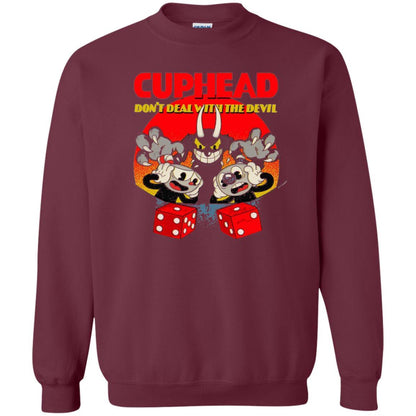 Gamer T-shirt Don't Deal With The Devil Maroon