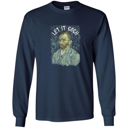 Artist T-shirt Vincent Van Let It Gogh Navy