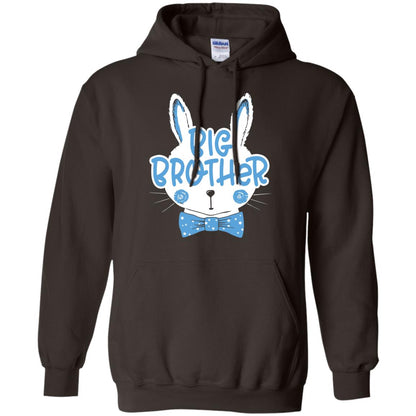 Easter Bunny Big Brother Blue Easter T-shirt Dark Chocolate