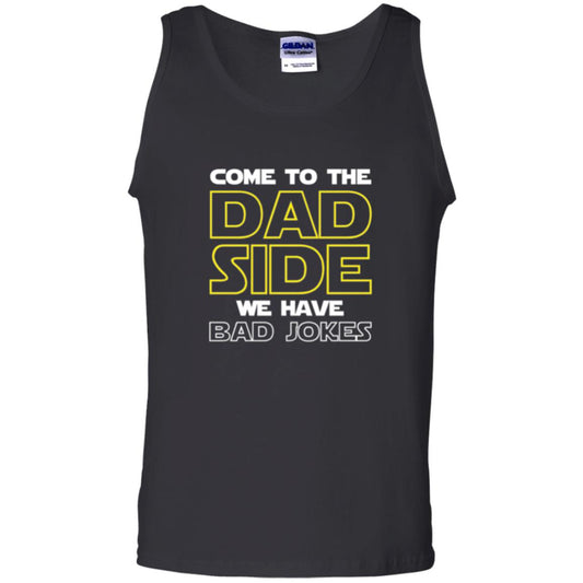 Daddy T-shirt Come To The Dad Side We Have Bad Jokes Black