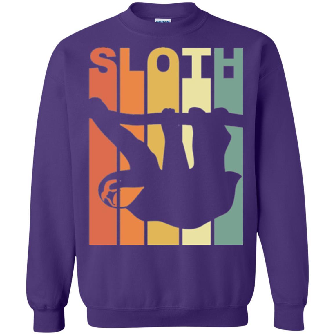 Vintage Sloth T-shirt Purple