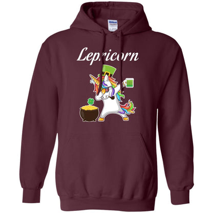 Lepricorn Saint Patrick's Day T-shirt Maroon