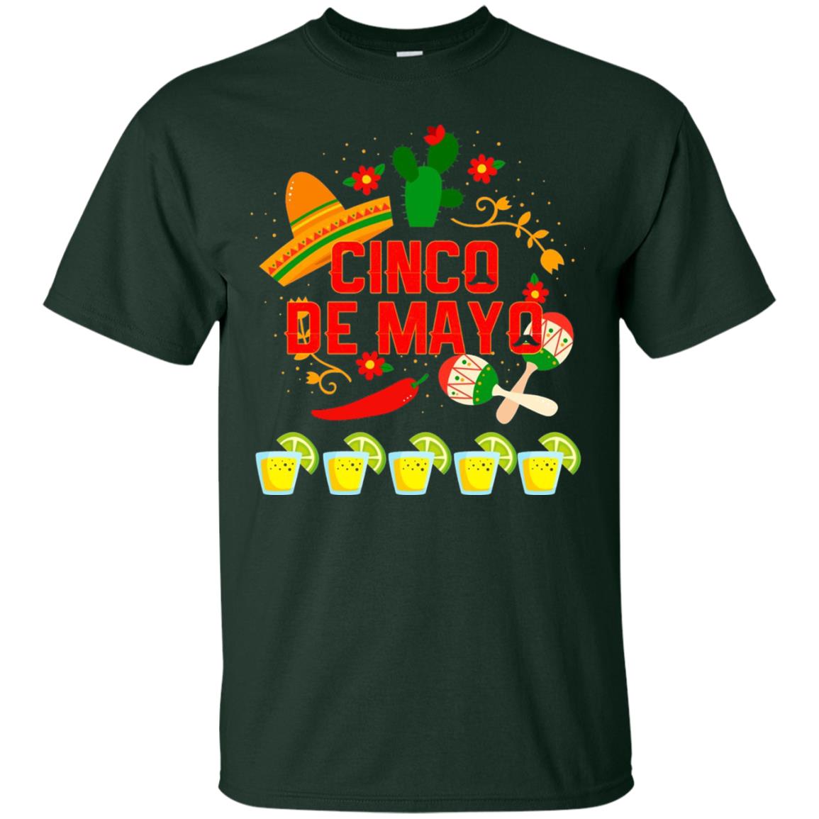 Fiesta Cinco De Mayo T-shirt Cinco De Mayo Forest