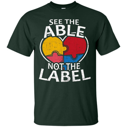 See The Able Not The Label Autism Shirt Forest