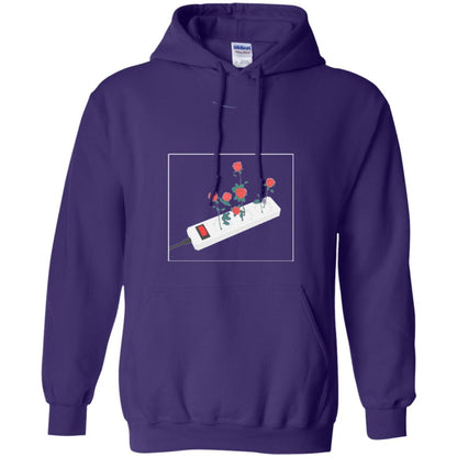 Flower Power Cute Art Aesthetic Vaporwave Digital Rose T-shirt Purple