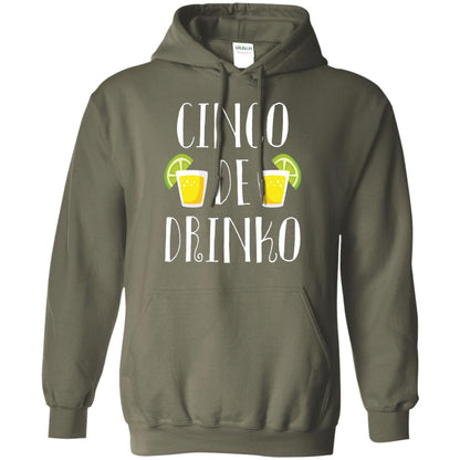 Cinco De Mayo Drinko Drink Lover Shirt Military Green