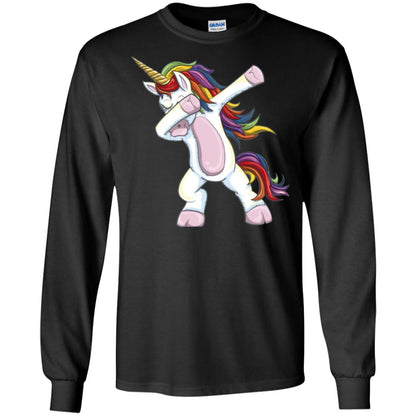 Dabbing Unicorn T-shirt Black