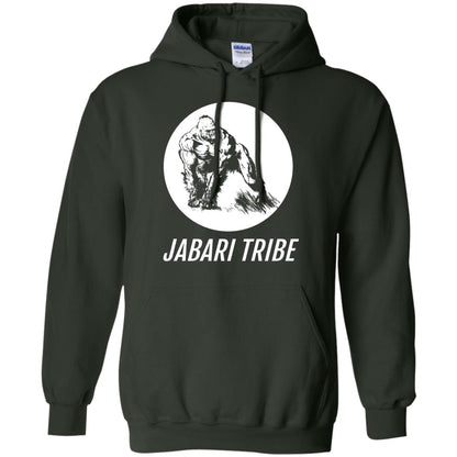 Jabari Tribe White Gorilla T-shirt Forest Green
