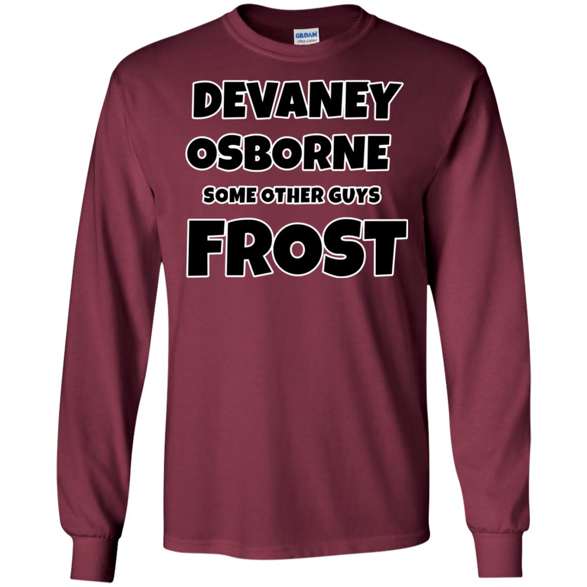 Devaney Osborne Some Other Guys Frost T-shirt Maroon