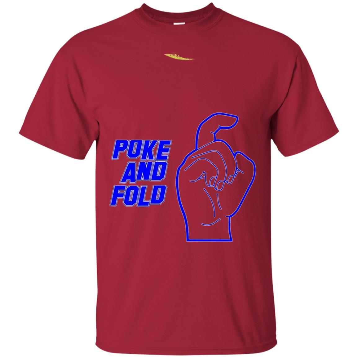 Poke And Fold T-Shirt Cardinal