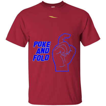 Poke And Fold T-Shirt Cardinal