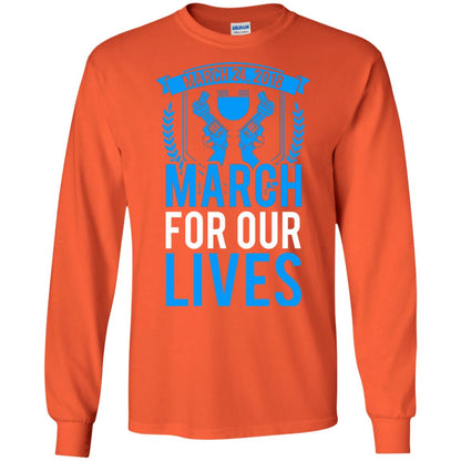 Anti Gun T-shirt March For Our Lives March 24 2018 Orange
