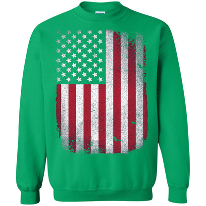Usa Flag T-shirt 4th July Irish Green