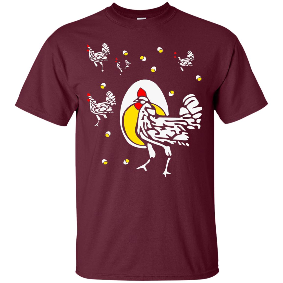 Chicken Shirt Roseanne T-shirt Maroon