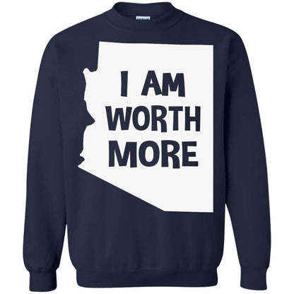 Arizona Teacher Shirt I Am Worth More Navy