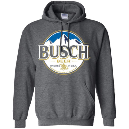 Beer Lovers T-shirt Busch Beer Dark Heather