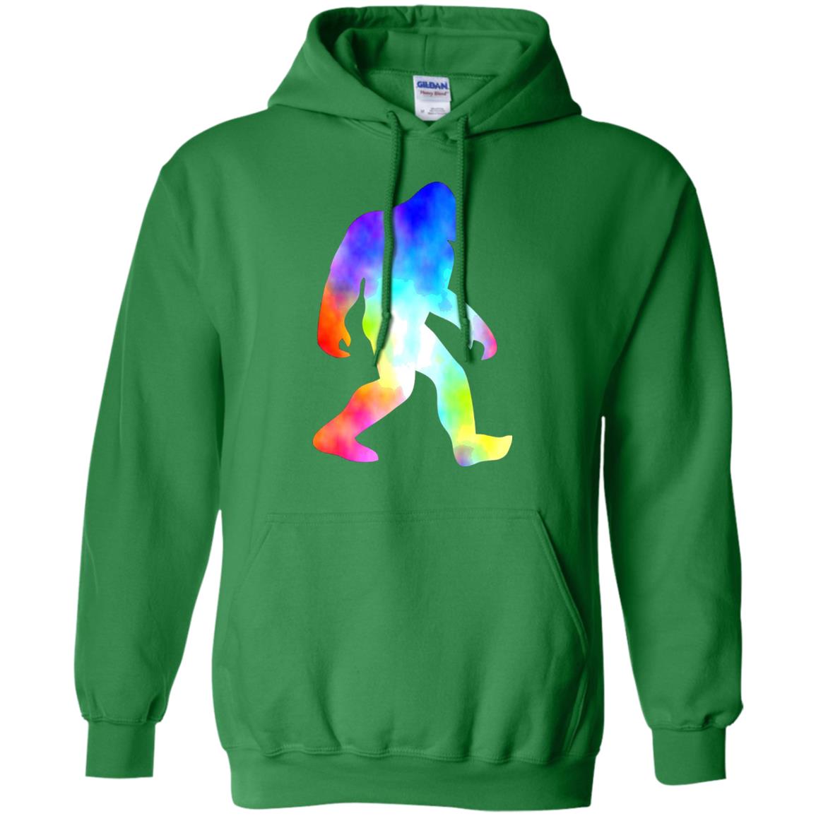 Bigfoot Sasquatch Neon T-shirt Irish Green