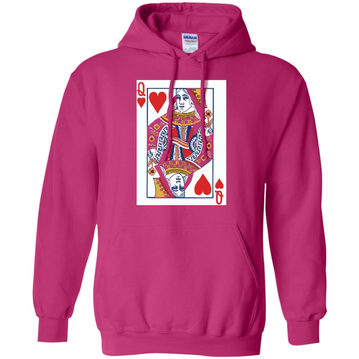 Valentines Day T-shirt Queen Of Hearts Cards Couple Heliconia
