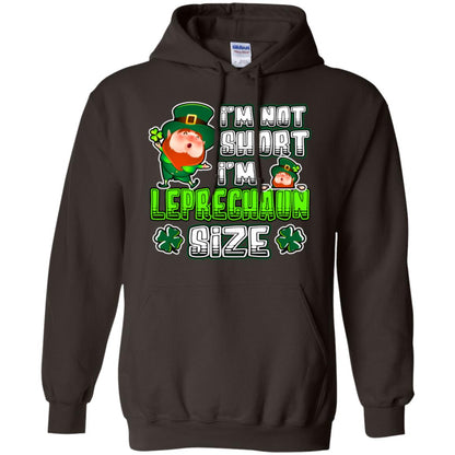 Im Not Short Im Leprechuan Size Irishman Ireland Shirt Dark Chocolate