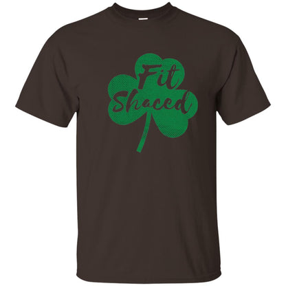 St Patricks Day T-shirt Drinking Fit Shaced Dark Chocolate
