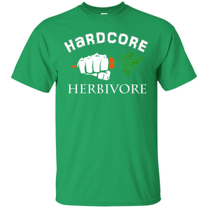 Hardcore Herbivore Vegetarians T-shirt Irish Green