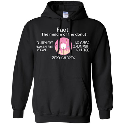 Fact The Middle Of The Donut Zero Calories Shirt Black