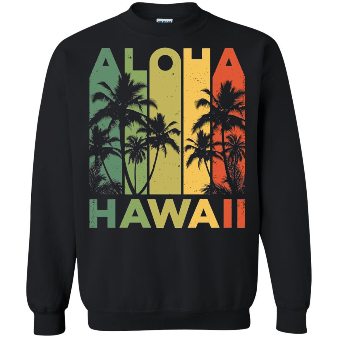 Vintage Hawaiian Islands T-Shirt Black