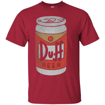 Iconic Brew T-shirt The Simpsons Duff Beer Cardinal