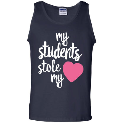 Valentine_s Day T-shirt My Students Stole My Heart Navy