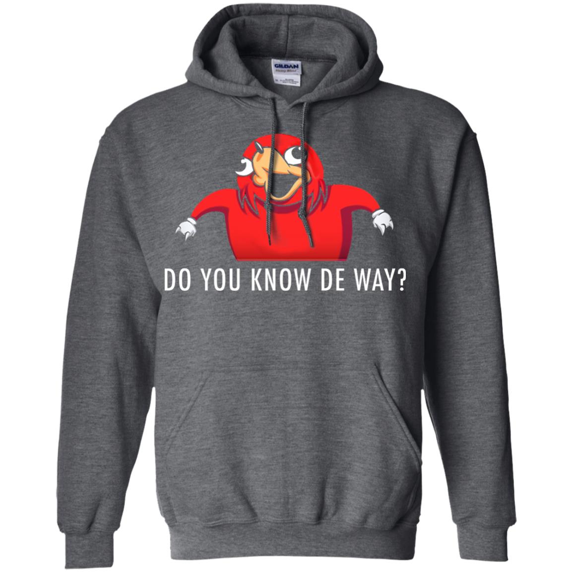 Do You Know De Way T-shirt Dark Heather