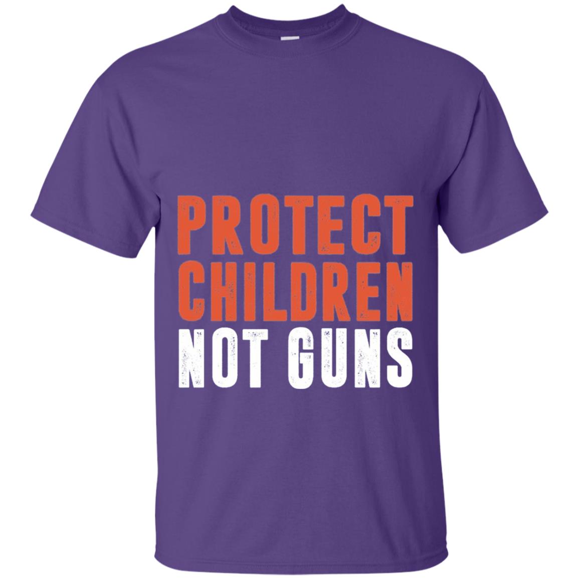 Protect Children Not Guns Anti Gun T-shirt Purple