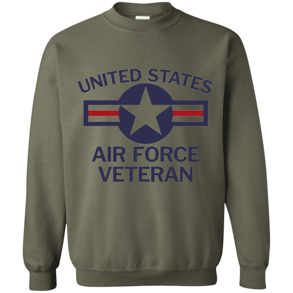 United States Air Force Veteran T-shirt Military Green