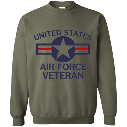 United States Air Force Veteran T-shirt Military Green