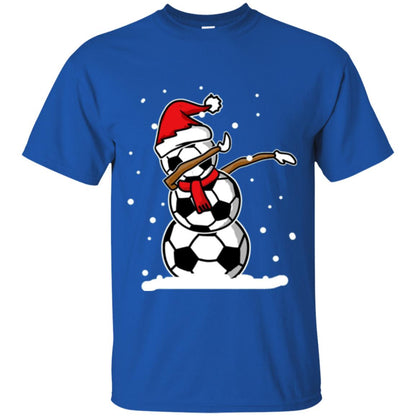 Christmas T-shirt Dabbing Snowman Ball Royal