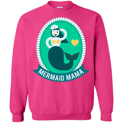 Mermaid Mama Cool Shirt For Grandma Love Mermaid Heliconia