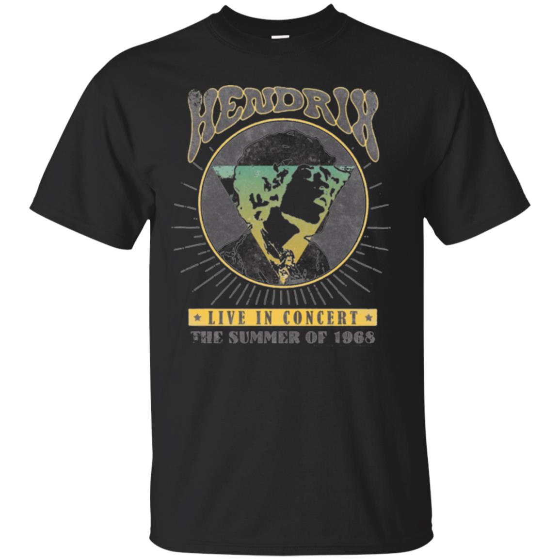 Vintage Concert T-shirt Jimi Hendrix Black