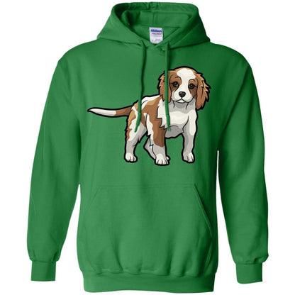 Cute Blenheim Cavalier King Charles Spaniel T-shirt Irish Green