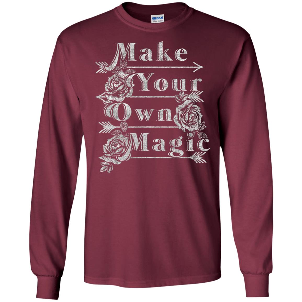 Make Your Own Magic T-shirt Maroon