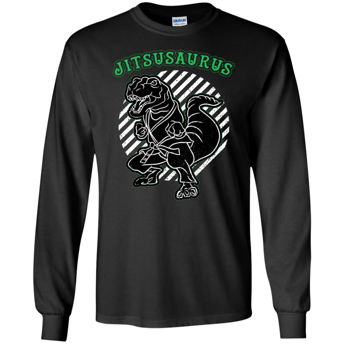 Jitsusaurus Jujutsu Saurus Shirt Black