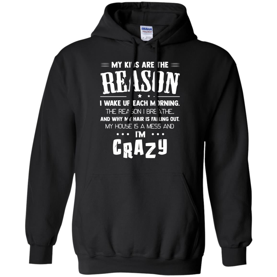 My Kids Are The Reason I Wake Up Each Morning Shirt Black