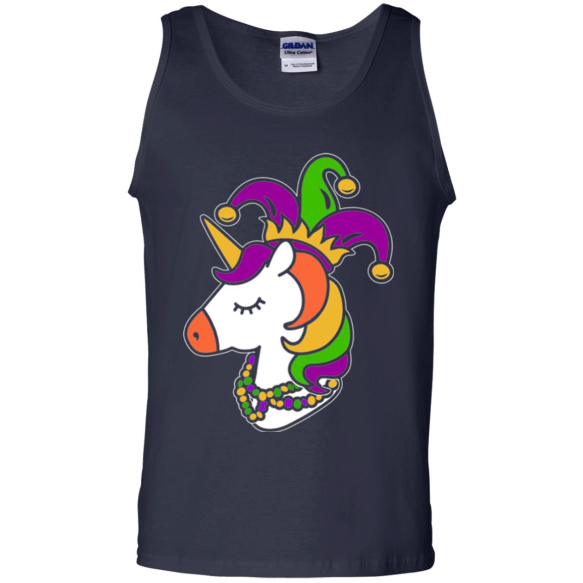 Mardi Gras Unicorn T-shirt Navy
