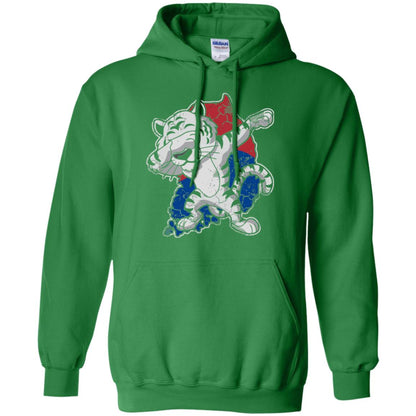 Dabbing White Tiger South Korea Flag T-shirt Irish Green