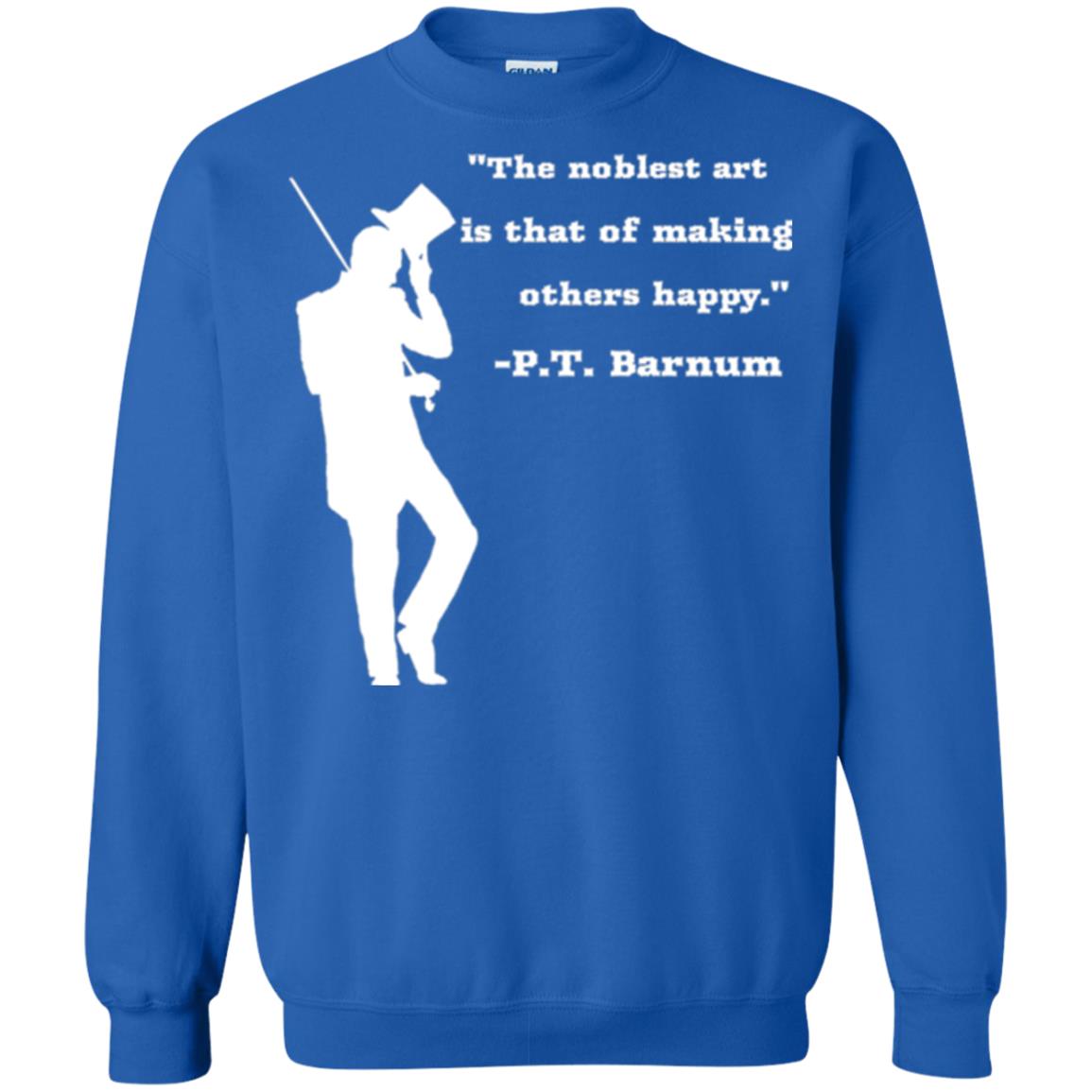 Circus Ring Master P.t. Barnum Quote T-shirt Royal