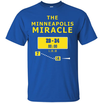 Football Lover T-shirt The Minneapolis Miracle Royal